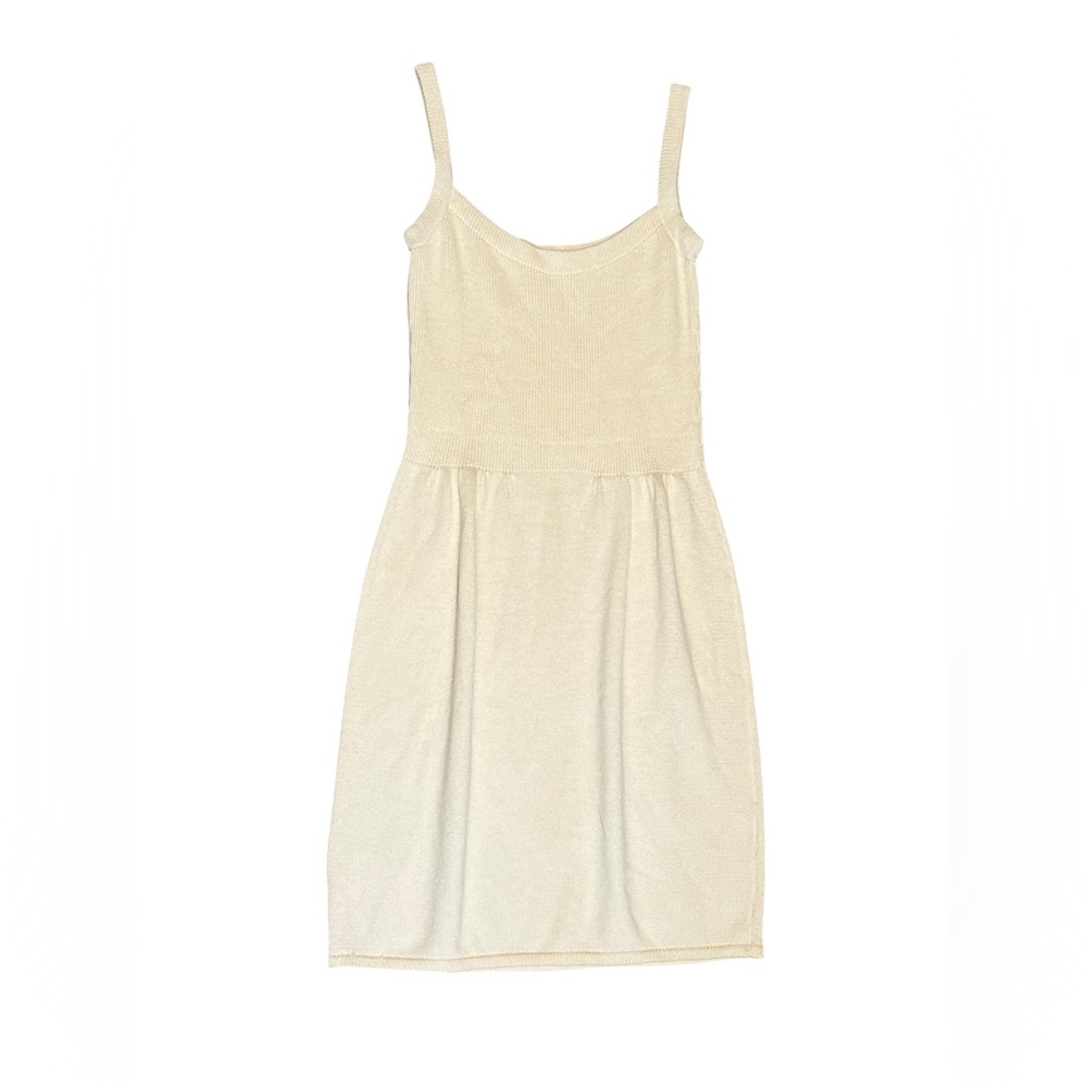 Elegant Cream Midi Dress